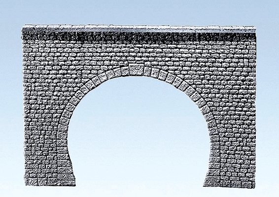 Tunnel Portal Double Track -- Natural Cut Stone Ashlars, HO, Faller Gmbh 170881