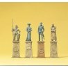 Statues pkg(4), HO, Preiser Kg 10525