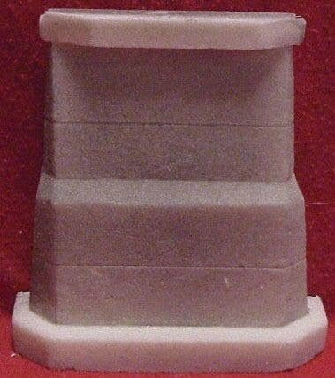 Single Deck Bridge Abutment -- 30′ Smooth Concrete, HO, Pre-Size Model Specialities 145