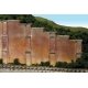 Bridge Abutment Wing Walls -- Brick Tapered pkg(2), HO, Monroe Models 152