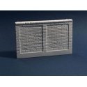Retaining Walls -- Cut Stone pkg(2), O, Monroe Models 952