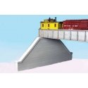 Bridge Abutment -- Concrete pkg(2), HO, Monroe Models 118