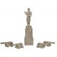 Hero′s Park Monument -- With 4 Cannons, N, The N Scale Architect 20048