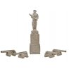Hero′s Park Monument -- With 4 Cannons, N, The N Scale Architect 20048