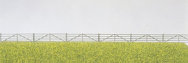 Shepherds` Fences pkg(20) -- Each: 1-3/4` 4.4cm Long, HO, Preiser Kg 17604