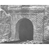 Single-Track Tunnel Portal -- Cut Stone, N, Monroe Models 210