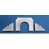 Cut Stone Tunnel Portal -- 2-3/8 x 1-3/4′ 5.9 x 4.4cm, Z, Pre-Size Model Specialities 901