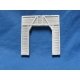 Single Track Tunnel Portal -- Timber - 2-1/2 x 2-3/8′ 6.2 x 5.9cm, N, Pre-Size Model Specialities 201