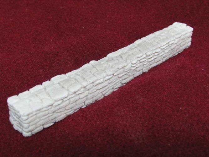Field Stone Wall -- 5/8 x 5/8 x 6′ 1.6 x 1.6 x 15.2cm, HO, Pre-Size Model Specialities 129
