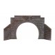 Cut Stone Double-Track Tunnel Portal w/Wing Walls, N, Busch Gmbh & Co Kg 8198