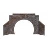 Cut Stone Double-Track Tunnel Portal w/Wing Walls, N, Busch Gmbh & Co Kg 8198