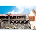 Old-Town Walls -- 6-1/8 x 2-13/16 x 5′ 15.3 x 3.7 x 12.5cm, HO, Faller Gmbh 130404