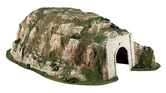 Ready Landforms - Tunnels -- Straight: 16-1/2 Wide x 26′ Long 41.9 x 66cm, HO, Woodland Scenics 1310