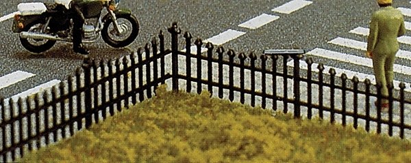 Fence & Wall Assortment - Kit (Plastic) -- 6 Styles, Mixed Types - Over 78-11/16′ 200, All Scales, Busch Gmbh & Co Kg 6017