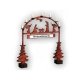 Christmas Market Entrance Arch - Laser-Cut Minis -- Laser-Cut Wood Kit - 1-11/16 x 1/4 x 1-3/4′ 4, N, Noch Gmbh & Co 14681