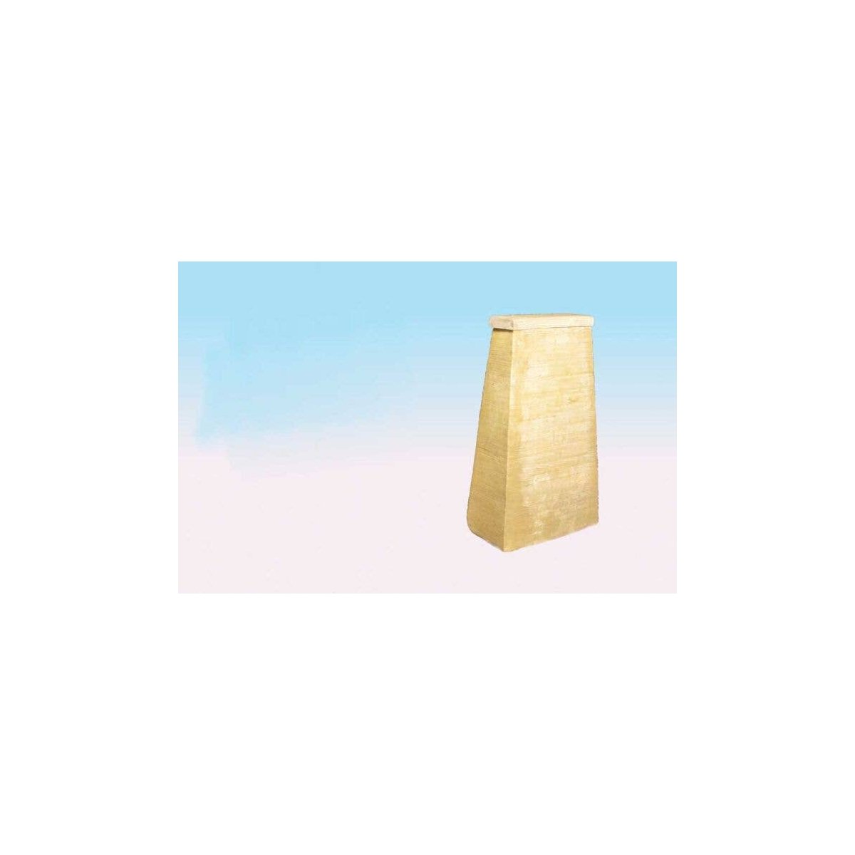 Single-Track Bridge Pier -- Board-Formed Concrete, Fits Atlas Plate Girder Bridge, HO, Monroe Models 551