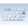 Metal Industrial Fencing, Era III -- 14-1/2′ 37cm Total Length, N, Faller Gmbh 272420