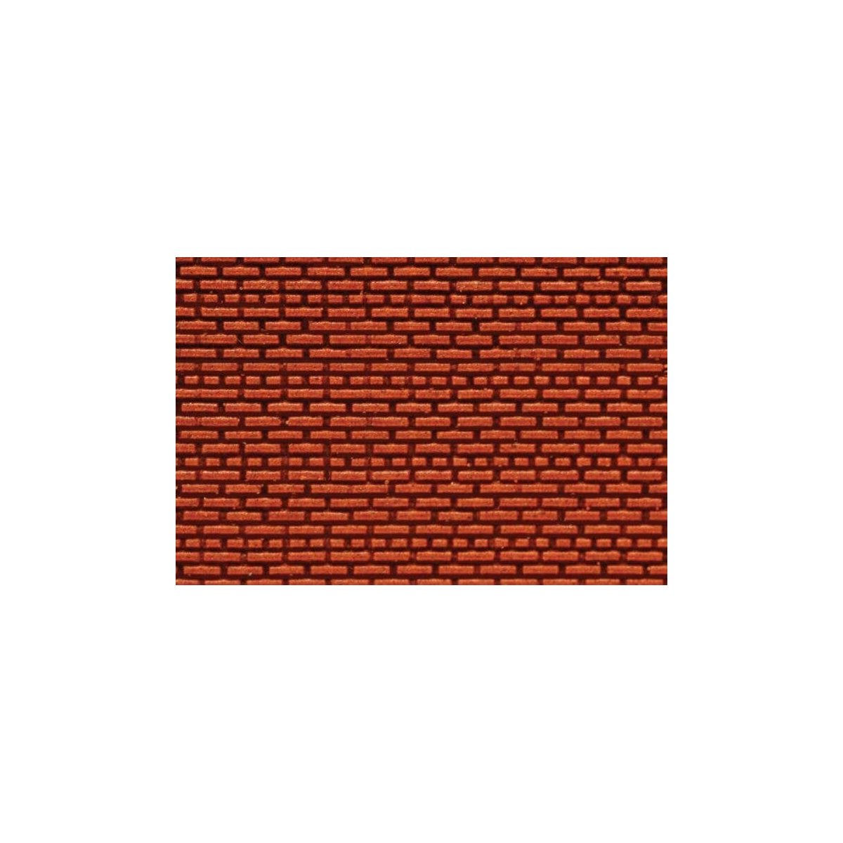 Flexible Dark Red Brick Wall Sheet 2-Pack -- Small for HO & N Scales 3-3/4 x 12′ 9.2 x, All Scales, Chooch Enterprises 8621