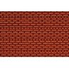Flexible Dark Red Brick Wall Sheet 2-Pack -- Small for HO & N Scales 3-3/4 x 12′ 9.2 x, All Scales, Chooch Enterprises 8621