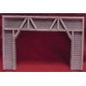 Tunnel Portal - Double Track -- Timber 4-3/4 x 7′ 11.5 x 17cm, HO, Pre-Size Model Specialities 102
