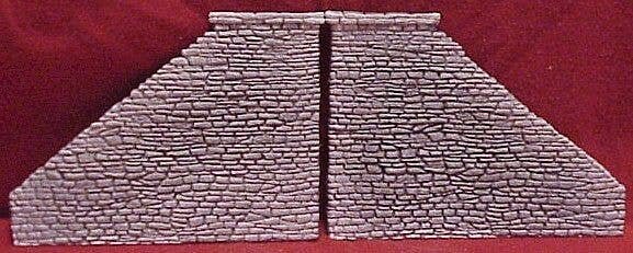 Tunnel Abutments pkg(2) -- Random Stone, HO, Pre-Size Model Specialities 108