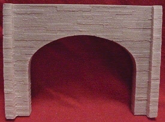 Tunnel Portal - Double Track -- Concrete 4-3/4 x 6′ 11.5 x 15.5cm, HO, Pre-Size Model Specialities 114