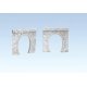 Tunnel Portals -- High Clearance For Catenary 3-3/4′ 8.5cm Clearance, HO, Faller Gmbh 120563