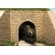 Single-Track Tunnel Portal -- Split Stone, HO, Monroe Models 710