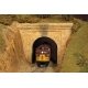 Single-Track Tunnel Portal -- Cut Stone, HO, Monroe Models 110