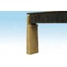 Bridge Abutment -- Board-Formed Poured Concrete pkg(2), HO, Monroe Models 124