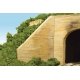 Bridge Abutment Wing Walls -- Board-Formed Poured Concrete pkg(2), HO, Monroe Models 126