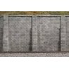 Retaining Wall -- Cut Stone pkg(2), HO, Monroe Models 106