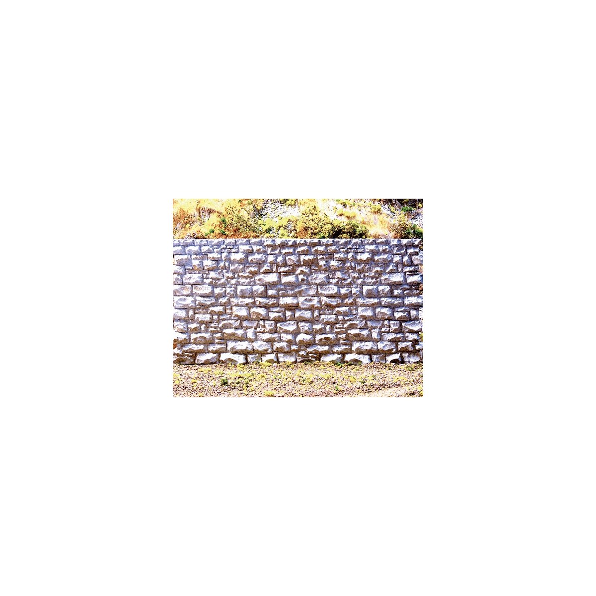 Random Stone Retaining Wall -- Large - 6-3/4 x 3-13/32′ 17.1 x 8.7cm, All Scales, Chooch Enterprises 8304