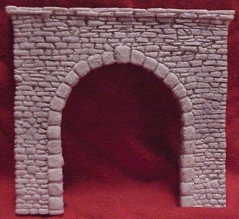 Tunnel Portal - Single Track -- Random Stone 4-3/4 x 5′ 11.5 x 13cm, HO, Pre-Size Model Specialities 103