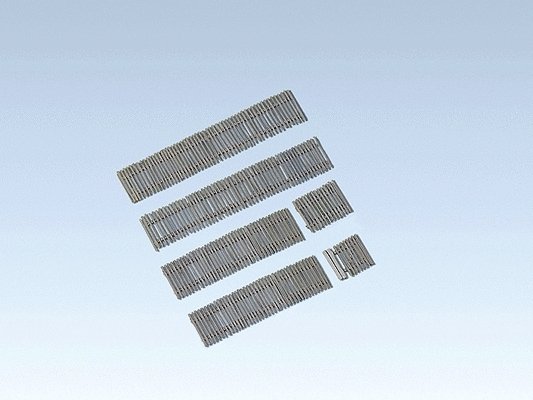 Slat Fence -- 31-1/4′ 79.4cm Total Length, HO, Faller Gmbh 180405