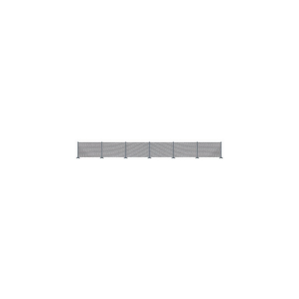 Metal Industrial Fence - Kit -- 23-5/8 x 5/8′ 60cm x 16mm (Includes 32 Posts), N, Busch Gmbh & Co Kg 8117