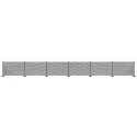 Metal Industrial Fence - Kit -- 23-5/8 x 5/8′ 60cm x 16mm (Includes 32 Posts), N, Busch Gmbh & Co Kg 8117