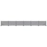 Metal Industrial Fence - Kit -- 23-5/8 x 5/8′ 60cm x 16mm (Includes 32 Posts), N, Busch Gmbh & Co Kg 8117