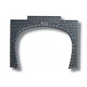 Double Track Tunnel Portal -- Cut Stone - Tan, HO, Noch Gmbh & Co 60020