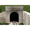 Single-Track Tunnel Portal -- Modern Concrete, N, Monroe Models 218