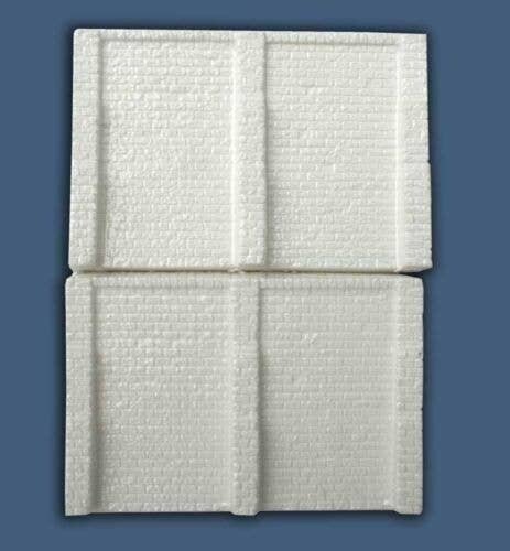 Retaining Wall -- Cut Stone pkg(2), N, Monroe Models 206