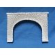Double Track Tunnel Portal -- Random Stone - 2-3/4 x 3-3/4′ 6.9 x 9.4cm, N, Pre-Size Model Specialities 204
