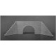 Culvert -- Large Cut Stone with Wings, HO, Rix Products 652