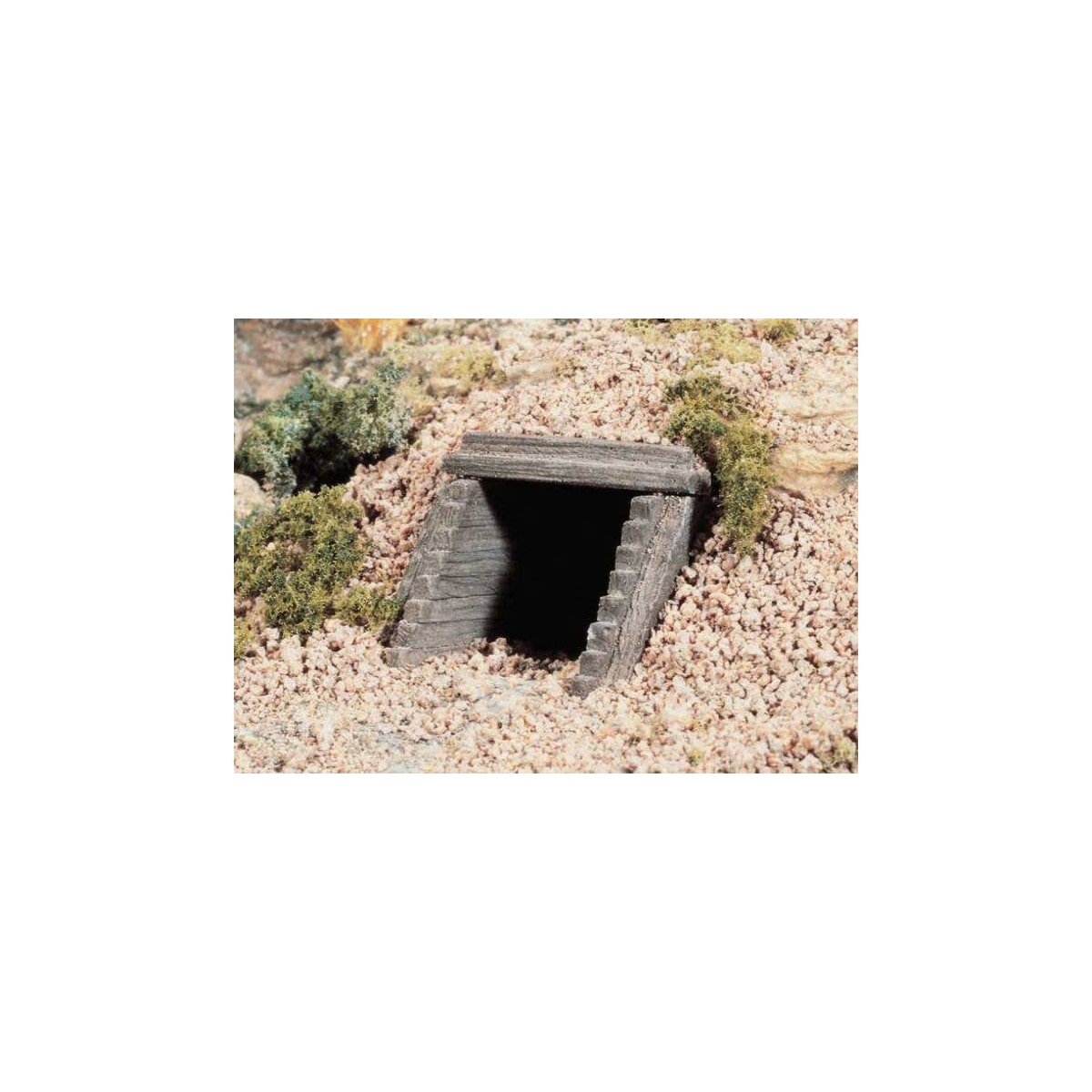 Culverts pkg(2) (Unpainted Hydrocal(R) Castings) -- Timber, N, Woodland Scenics 1165