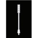 Light Pole - Nonoperating -- Style 1 (white) pkg(12), 1/200, JTT Miniature Tree 97303