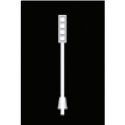 Light Pole - Nonoperating -- Style 1 (white) pkg(12), 1/200, JTT Miniature Tree 97303