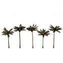 Small Palm Trees - Woodland Classics(TM) Ready Made Trees(TM) -- 3 to 3-3/4′ 7.6 to 9.5, All Scales, Woodland Scenics 3597