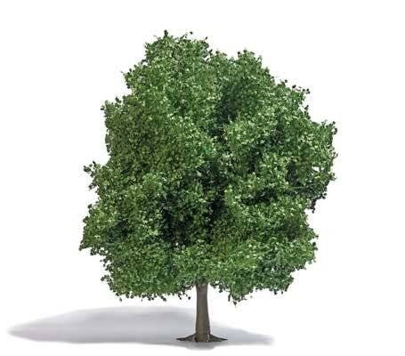Chestnut Tree -- 8-11/16′ 22cm Tall, HO, Busch Gmbh & Co Kg 3763