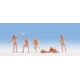 Nude Bathers/Swimmers -- Set 2 pkg(6), HO, Noch Gmbh & Co 15844