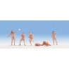 Nude Bathers/Swimmers -- Set 2 pkg(6), HO, Noch Gmbh & Co 15844